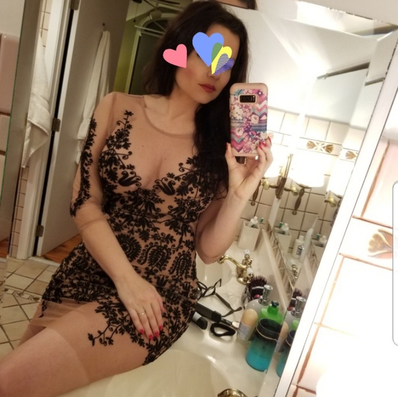 NWOT For Love and Lemons Lotus Mini Dress - Picture 1 of 10